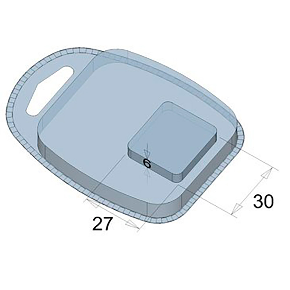 BLISTER VIRT F/FUSE 30X27X6MM