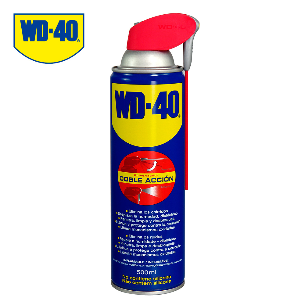 Lubrificante wd-40 500ml dupla acção