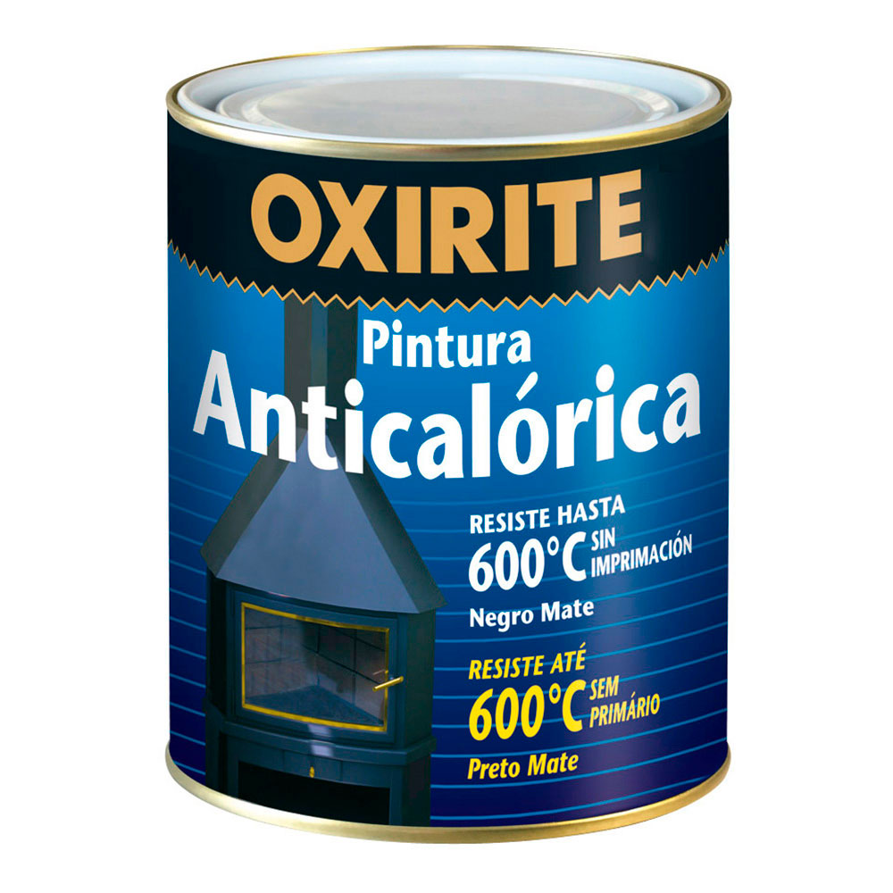 PINTURA RESISTENTE AO CALOR PRETO MATE0. 750L 5398041