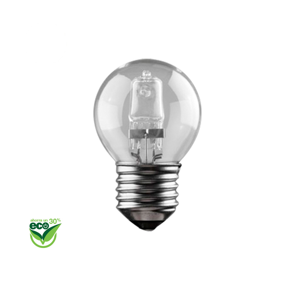 LAMPADA HALOGENA ESFERICA ENERGY SAVER E27 42W (EQU. 60W) TRANSPARENTE 625 LUMENS