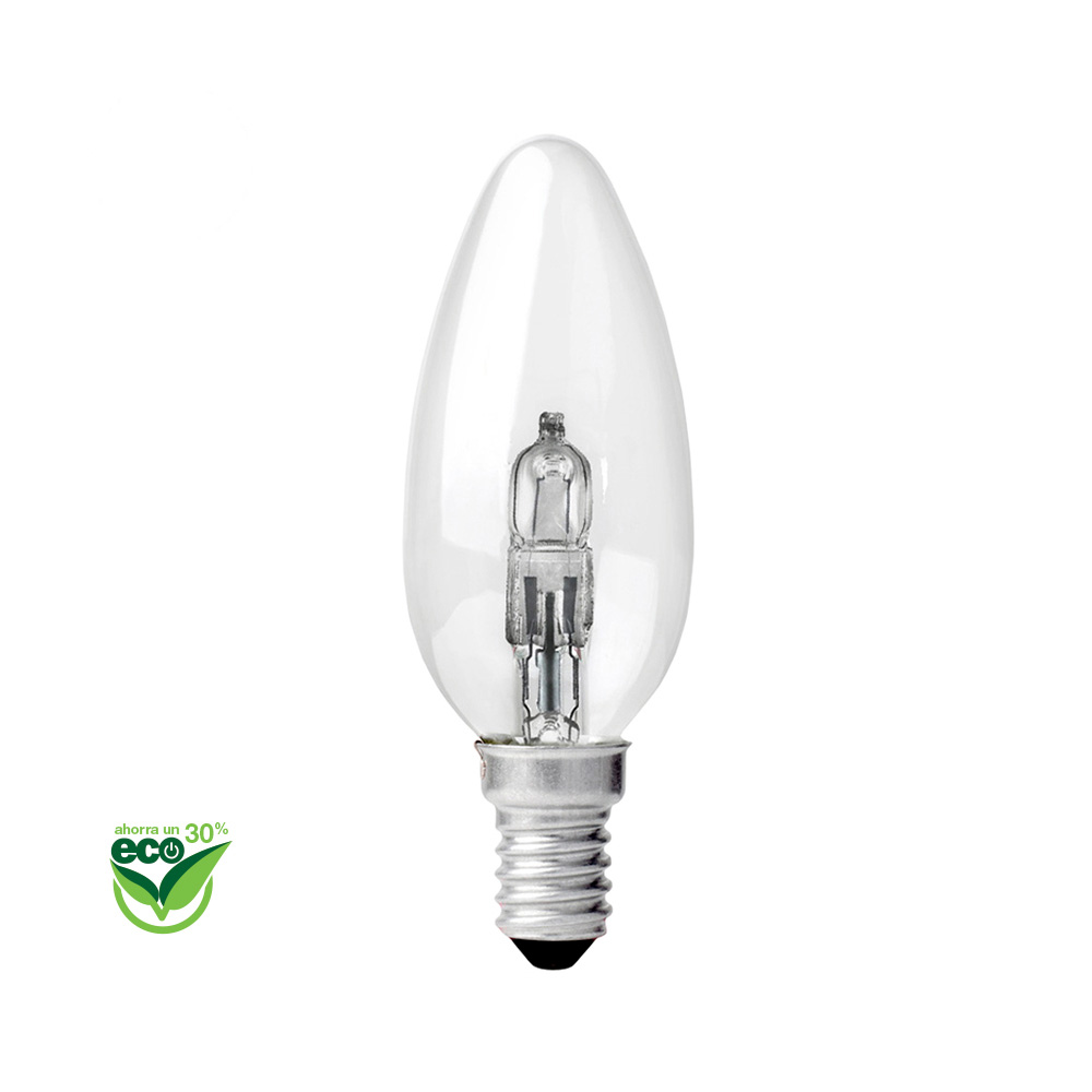 LAMPADA HALOGENA VELA ENERGY SAVER E14 42W (EQU. 60W) TRANSPARENTE 625 LUMENS