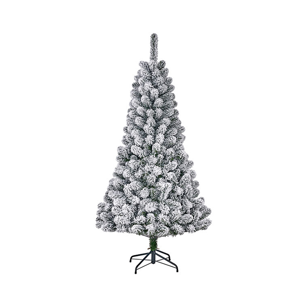 ÁRVORE DE NATAL EFEITO NEVADO COM 266 RAMAS 155X86CM