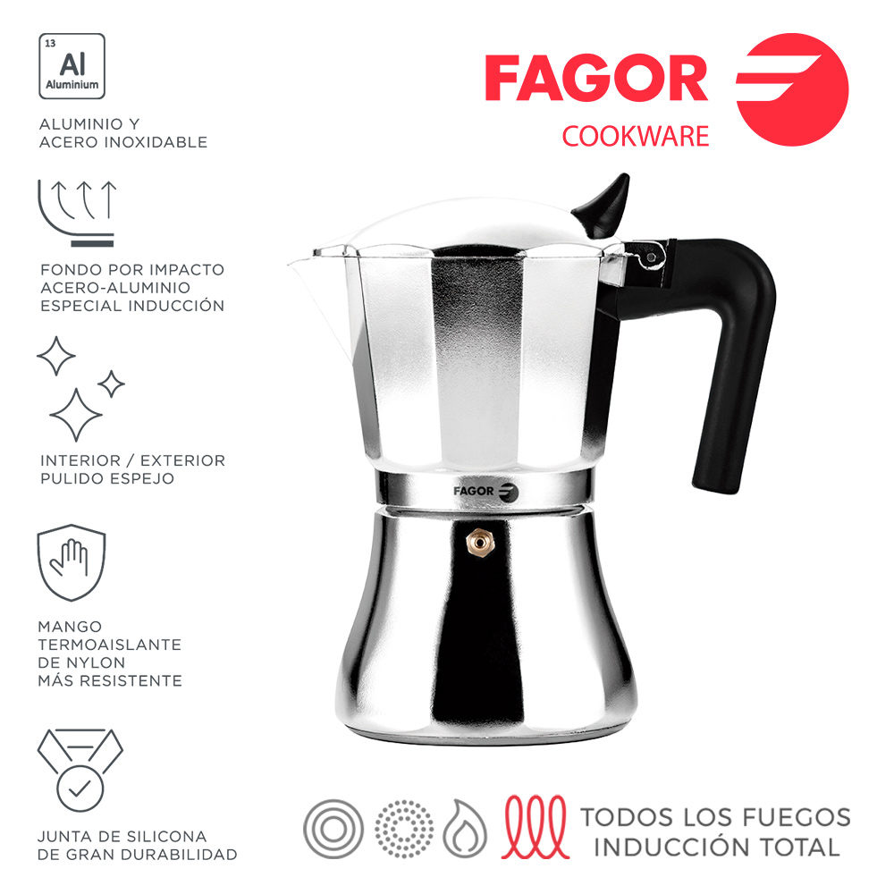 CAFETEIRA CUPY 6T ALUMÍNIO 3004 