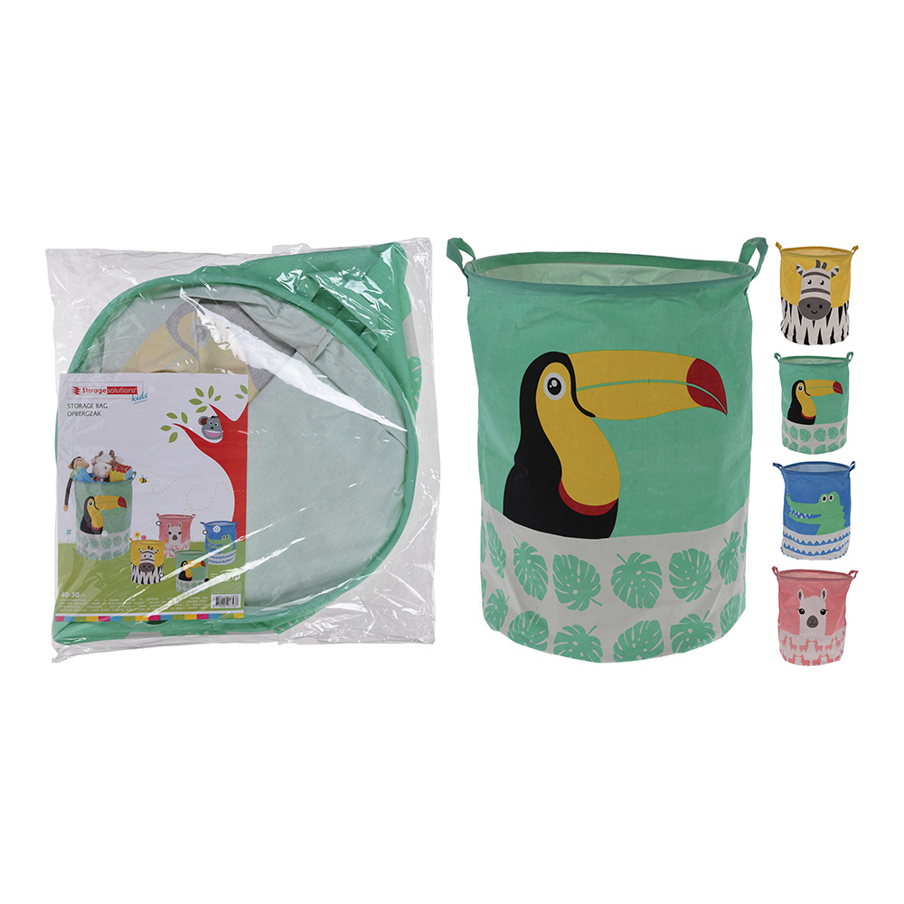 CESTO INFANTIL PARA ORGANIZAÇÃO MODELOS SORTIDOS 40X50CM 300GR INCLUI 2 ALÇAS PARA TRANSPORTE