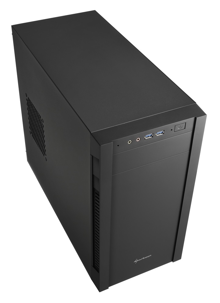 Caixa de PC Micro-ATX S1000 (Preto) - 