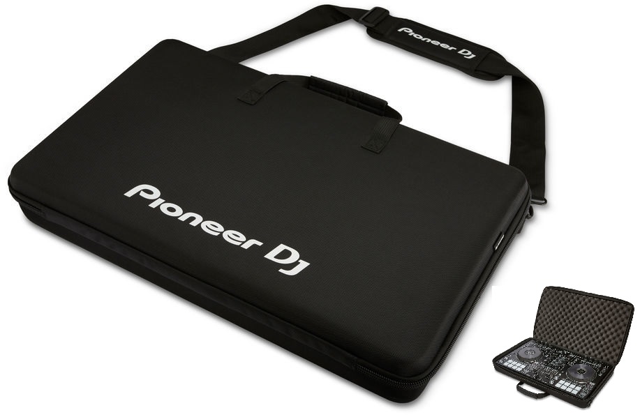 DJC-R BAG caixa para equipamentos de áudio Shoulder bag case Controlador de DJ EVA (Acetato do vinil do etileno), Espuma, Linho, Poliéster Preto