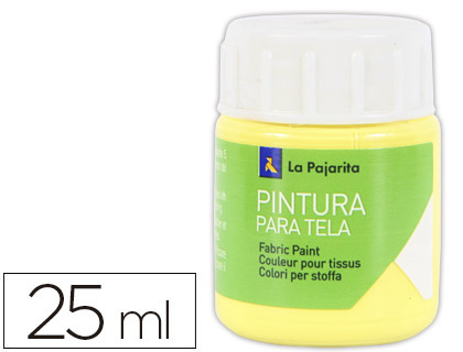 Tinta p/ Tela La Pajarita, 20 ml. - Amarelo Claro