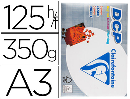 Papel Cópia  Branco DCP 350gr A3 125 Folhas