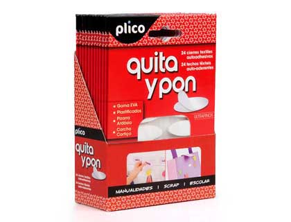 Velcro Auto Adesivo Redondo 24 Unidades