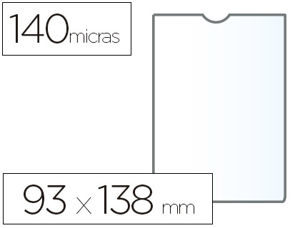 Bolsa Plástica 93x138mm 140 Microns PVC 100 Unidades 