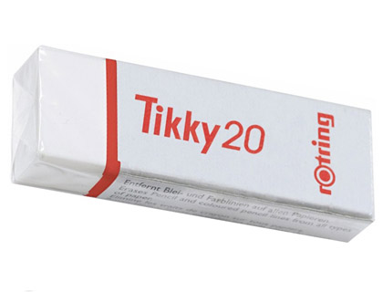 Borracha Branca  Tikky - 1 Unidade