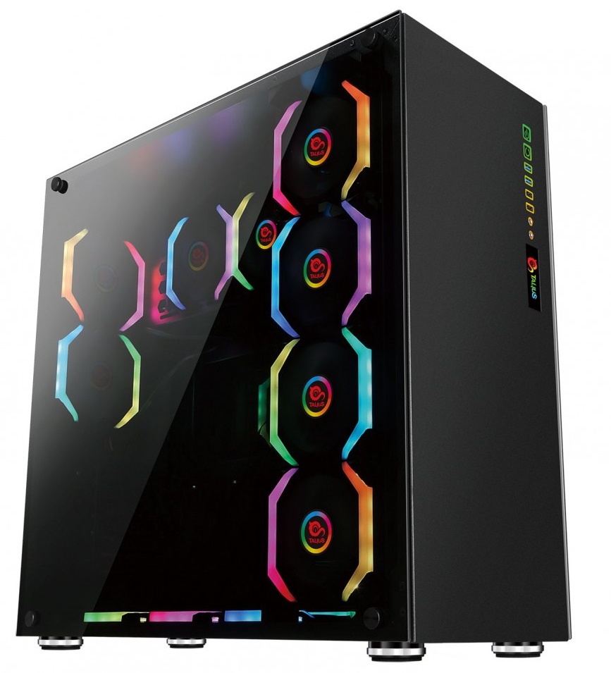 Caixa E-ATX Avalon 4fan Vidro Temperado USB 3.0 (Preto) - 