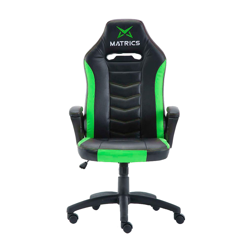 Cadeira Gaming  Invisctus (Até 100 kg - Elevador a Gás Classe 4 - Preto e Verde)