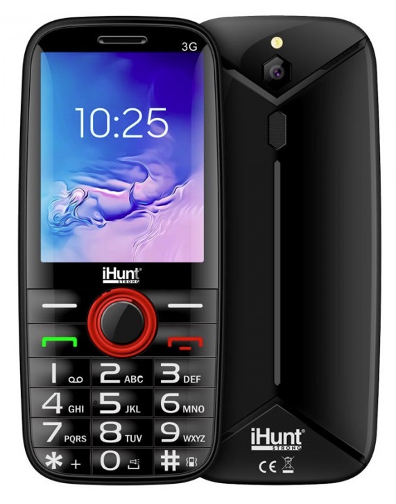 Telemóvel 2,8 Dual Sim Bluetooth / Rádio FM / Lanterna (Preto) -  i5 3G