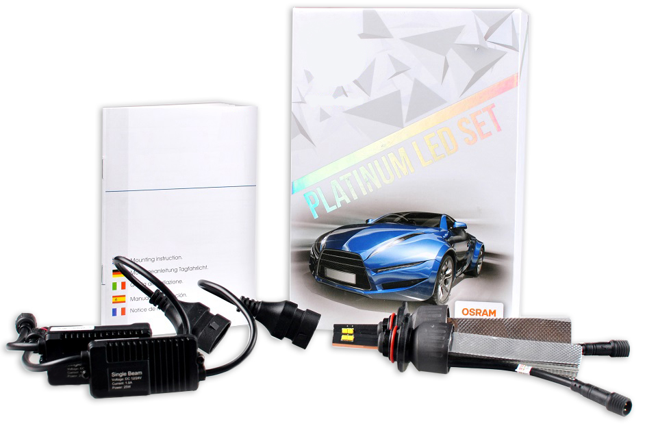 Kit 2x Lampadas Cree LED Platinum HB3 6000K 40W 5200Lm (Substitui Xenon) -  / OSRAM