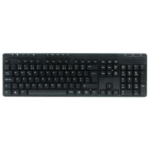 Teclado Multimédia MT6-R600 Wireless (Preto) - 