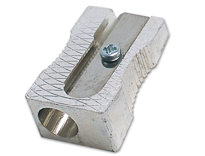 Apara-Lápis Metalico c/ Cunha M+R de Um Uso Rectangular