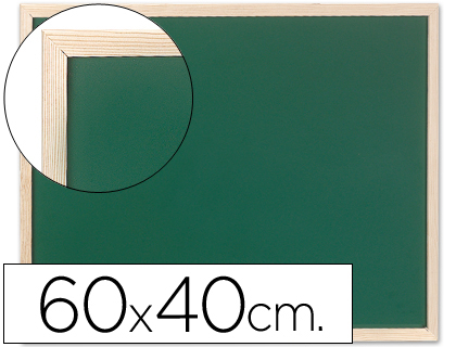 Quadro Verde  Caixilho Madeira 60X40 cm