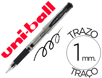 Caneta Uni-Ball Um-153 Signo Broad Preto 1 mm Tinta Gel
