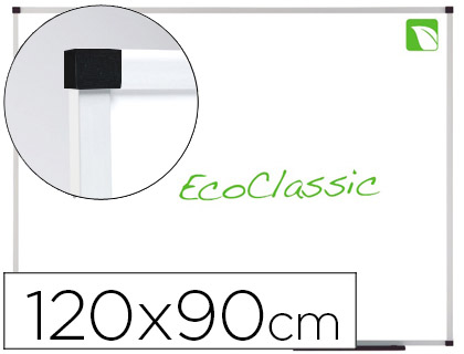 Quadro Branco Magnético 120x90cm de Aço Vitrificado  ECO CLASSIC Ecológica