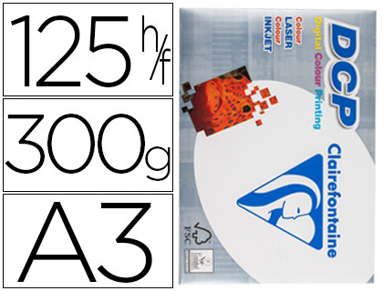 Papel Cópia  Branco DCP 300gr A3 125 Folhas