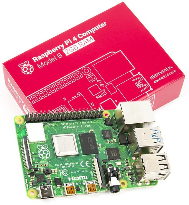 Micro Computador  Pi 4 Model B 2GB - 