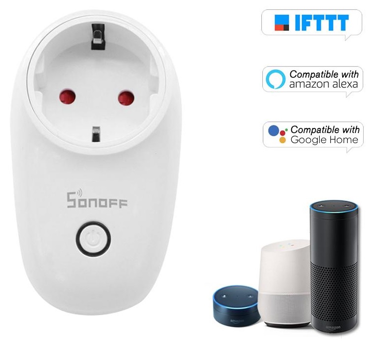 Tomada Wi-Fi (SMART PLUG) 2200W ANDROID/IOS - 