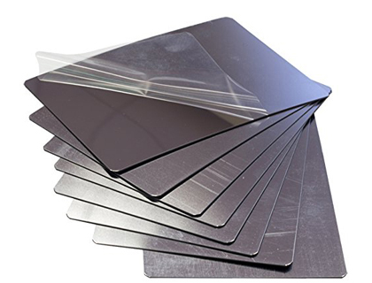 Espelho  Plastico Flexivel 14X20 cm Set de 8 Unidades