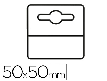 Etiquetas Adesivas Para Pendurar Produtos 50X50mm 1000 Unidades